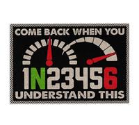 Door Mat Motorcycle Come Back When You Understand This Motor Motorcycling Welcome Non-Slip Mats Funny Doormat Bathroom Kitchen Front Porch Rugs Entrance 16 * 24in/40 * 60cm