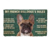 Door Mat My French Bulldog's Rules Doormat