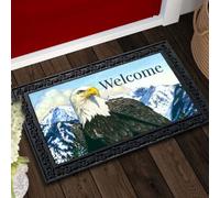 Door Mat Nature Calling Bald Eagle Doormat
