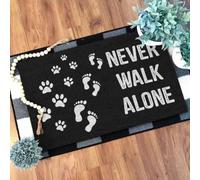 Door Mat Never Walk Alone Animal Lovers Doormat