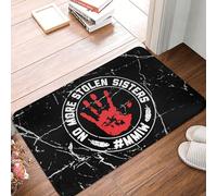 Door Mat No More Stolen Sisters Missing Murdered Indigenous Floor Mat Durable Entrance Matting Absorbent Entrance Rug For Outdoor Indoor Kitchen 40X60CM
