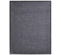 Door Mat Non-Slip PVC Grey 117x220cm Heavy-Duty Indoor Outdoor Entryway Washable