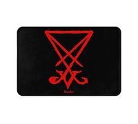 Door Mat Occult Sigil Of Lucifer Satanic Entrance Matting Non-Slip Floor Mat Absorbent Entrance Rug For Kitchen Outdoor Indoor 40X60CM
