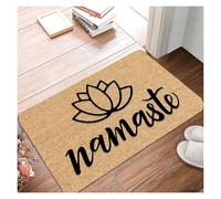 Door Mat Outside Outside Door Mat Welcome Mats for Front Door Entry Namaste Doormat Doormat Non Slip Mat for Home Indoor Farmhouse Funny Kitchen Rugs(60x90cm(24x36 inch))