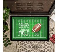 Door Mat Personalized Football If We Don't Answer Funny Doormat