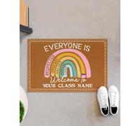 Door Mat Personalized Teacher's Class Name Everyone is Welcome To Doormat