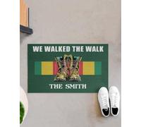Door Mat Personalized Vietnam Veteran We Walked The Walk Vintage Gift For Vietnam Veteran