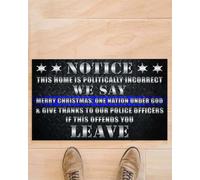 Door Mat Police If This Offends You Leave Funny Doormat