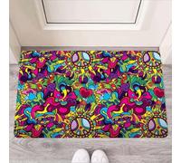 Door Mat Psychedelic Door Mat