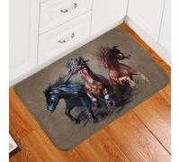Door Mat Racing Horses Door Mat