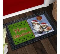 Door Mat Shetland Sheepdog Christmas Doormat