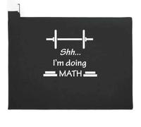 Door Mat Shhh I'm Doing Math Weight Lifting Doormat Gift For Math Lovers