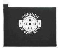 Door Mat Shhh I'm Doing Math Weight Lifting Gym Fitness Doormat