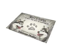 Door Mat Siberian Husky Successful Is Not The Key To Happiness Doormat