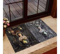 Door Mat The Sun & The Moon - Hippie Clay Easy Clean Welcome DoorMat