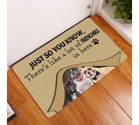 Door Mat Theres Like A Lot Of Frenchies In Here Dog Doormat
