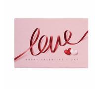 Door Mat Valentine'S Love Pink Ribbon Heart Sweetest Bath Mat Washable Decoration Floor Mats, For Entry, Kitchen, Bathroom, 40x60cm