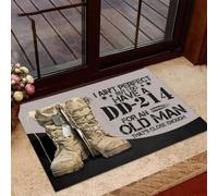 Door Mat VETERAN - I Do Have A DD-214 For An Old Man That's Close Enough Doormat