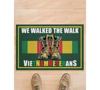 Door Mat Vietnam Veteran We Walk The Walks Doormat