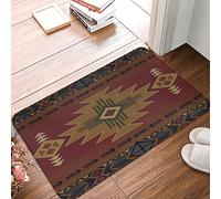 Door Mat Vintage Navajo Nation Native Americans Pattern 40X60Cm Kitchen Mats Funny Entrance Door Mats Non-Slip Floor Mat For Front Back Door Inside Kitchen
