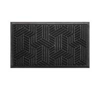 Door Mat Washable Rubber Doormat - Outdoor & Indoor Heavy Duty Non-Slip Doormat for Kitchen Garden, Inside & Outside Floor Mats, Waterproof and Dirt Trapper Entrance Doormats,UK (43 x 75 cm)