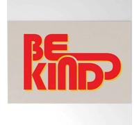 Door Mat Welcome Mat Be Kind - Bright Typography by Showmemars