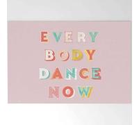 Door Mat Welcome Mat Everybody Dance Now - Bright Typography