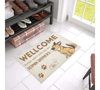 Door Mat Welcome Please Don't Step On My German Shepherd Doormat