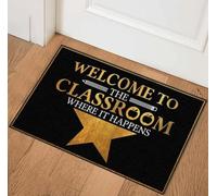 Door Mat Welcome To The Classroom Where It Happens Indoor And Outdoor Doormat