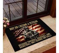 Door Mat Why Did I Become A Veteran Door Mats
