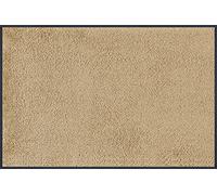 Door Mat with Yellow Sand, Polyamide Back: nitrile rubber, beige, 60x90 cm