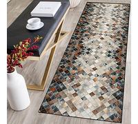 Door Mats Dirt Trapper，Non Slip Hallway Carpet Runner，Kitchen Runner Rug，Rubber Backed Very Long Hallway Hall Runner Narrow Rugs，for Living Room/Kitchen/Hallway/Bedroom/Corridor - Abstractive