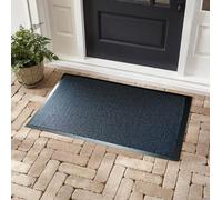 Desire Rugs Non Slip Dirt Trapper Rubber Edged PVC Barrier Door Entrance Mats in Blue | Size: 90 cm x 150 cm Desire Rugs Blue 90 cm x 150 cm