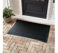 Door Mats Hallway Runners Non Slip Outdoor Indoor-Kitchen Floor Mats Rubber Back Dirt Trapper Charcoal 60X180 Cm