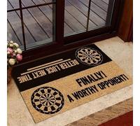 Door Mats Indoor Finally A Worthy Opponent Darts Design Doormat Home Decor House Warming Gifts New Home Decor