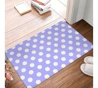 Door Mats Light Purple Polka Dot Non Slip Kitchen Rugs Absorbent Carpet For Living Room Indoor Inside 60X40Cm