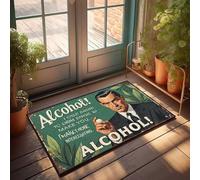 Door Mats Outdoor Large Alcohol: The Drink That Makes You More Interesting Doormat Front Porch Rug Front Door Welcome Mat(40X60CM)