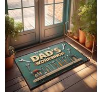 Door Mats Outdoor Large Dad'S Workshop: A Collection Of Essential Tools Doormat Front Porch Rug Front Door Welcome Mat(40X60CM)