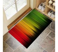 Door Matts Indoor 40 X 60 Cm, Gradient Lineswashable Entrance Rug, Absorbent Dog Doormat For Muddy Paws, Mixed Colors Reggae Styleinside Mat For Front Door, Entryway, Pets
