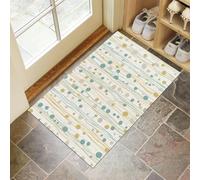 Door Matts Indoor 45 X 75 Cm, Lines Dotswashable Entrance Rug, Absorbent Dog Doormat For Muddy Paws, Beige Modern Simplicityinside Mat For Front Door, Entryway, Pets