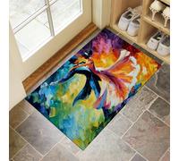 Door Matts Indoor 60 X 90 Cm, Dancer Couplewashable Entrance Rug, Absorbent Dog Doormat For Muddy Paws, Multicolor Impressionist Styleinside Mat For Front Door, Entryway, Pets