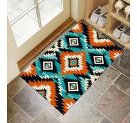 Door Matts Indoor 60 X 90 Cm, Digital Geometrywashable Entrance Rug, Absorbent Dog Doormat For Muddy Paws, Mixed Colors Abstract Artinside Mat For Front Door, Entryway, Pets