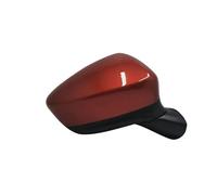 Door Mirror Complete For Mazda CX-5 CX5 2013~2014 8PINS With LED Turn Lamp Heating Electric Folding Car Replacement Rearview Side Mirror Assembly Wing Mirror Electric(Red-Right Side)