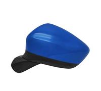 Door Mirror Complete For Mazda CX-5 CX5 2013~2014 8PINS With LED Turn Lamp Heating Electric Folding Car Replacement Rearview Side Mirror Assembly Wing Mirror Electric(Blue-Left Side)
