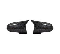 Door Mirror Cover Caps 2 Pieces Rearview Mirror Cover Cap Carbon Black For Series 1 3 4 X M 220i 328i 420i F20 F21 F22 F23 F30 F32 F33 F36 For X1