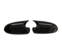Door Mirror Cover Caps For A6 C7 C7.5 4G S6 RS6 C7 C7.5 2011 2012 2013 2014 2015 2016 2017 2018 Glossy Black Wing Mirror Cap Pair Side Rearview Cover Mirror Cover Housing Case(Carbon Look)