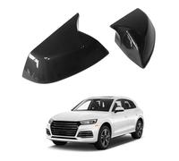 Door Mirror Cover Caps for Audi Q5L 2017-2025, Rearview Mirror Cover Cap Wing Side Rear View Lid Left Right 2 Pieces,Carbon fiber texture