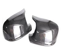 Door Mirror Cover Caps For BMW X3 F25 X1 E84 For Pre-LCI 2010 2011 2012 2013 Auto Wing Mirror Cover Caps 2pc M Style Black Side Covers(B)