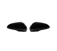 Door Mirror Cover Caps For Fusion 2013 2014 2015 2016 2017 2018 Replacement Rearview Mirror Cover Snap-on Side Rear View(Black left)