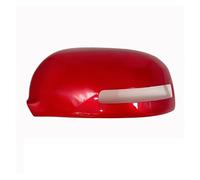Door Mirror Cover Caps For Mitsubishi For Outlander 2013-2018 Outside Rearview Mirror Cover Wing Door Side Shell Cap Housing 1piece Side Mirror Caps(Red left side)